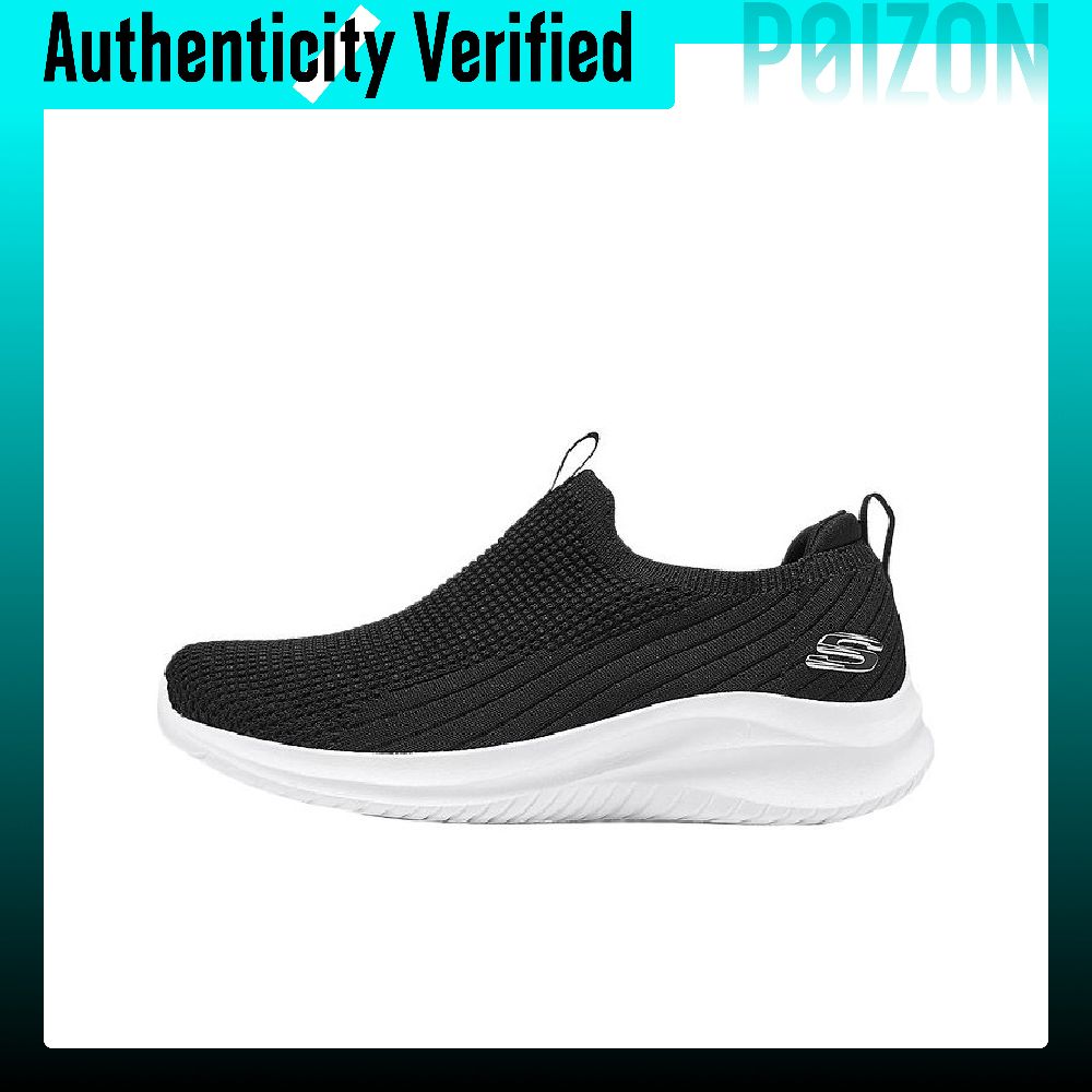 Men'S Shoes Black And White - Skechers Sport Abrasion Resistant Low top