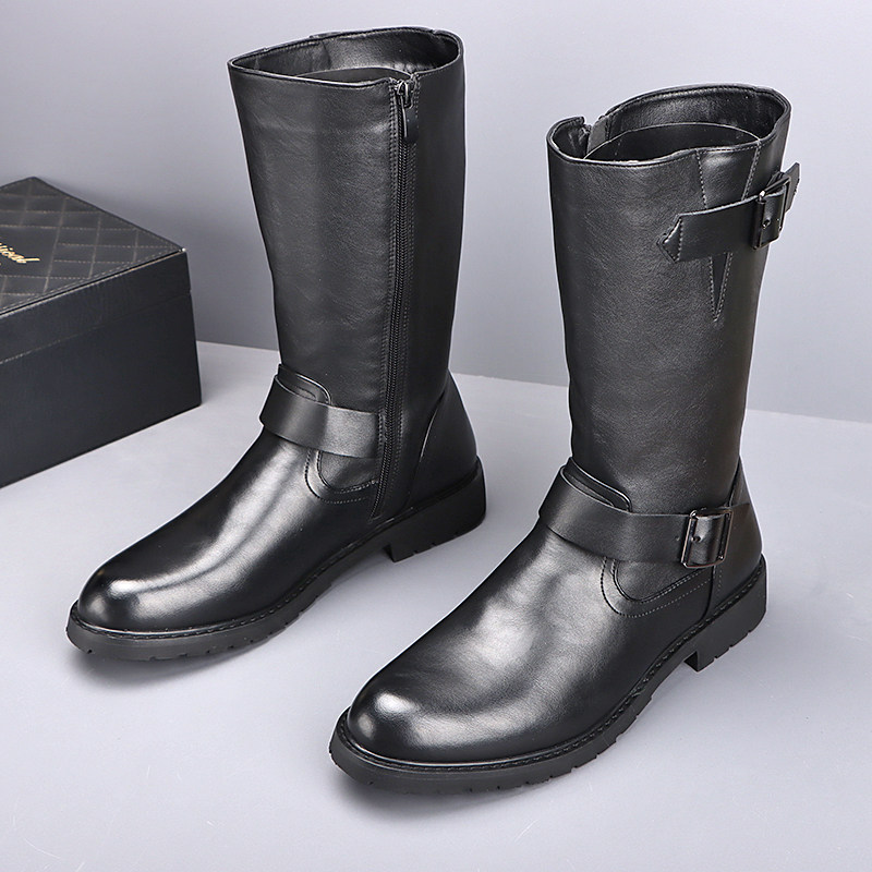 Men Shoes Trends - England style men fashion cosplay stage