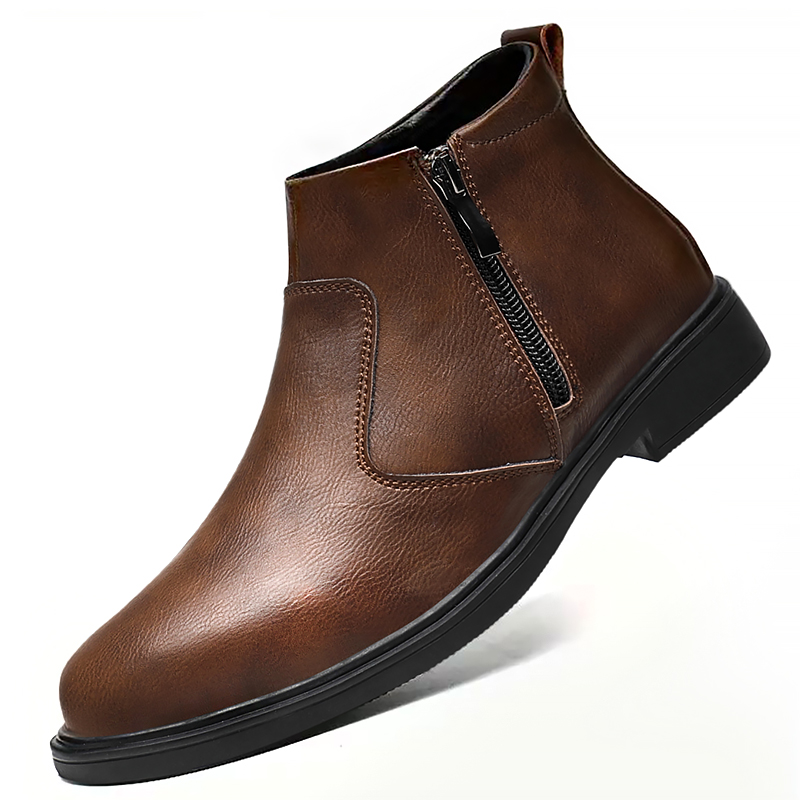 Men Shoes Trends - Autumn and Winter New High-Top Leather