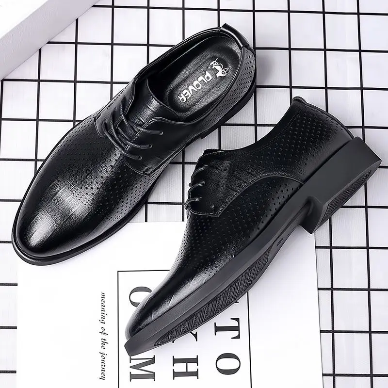 Men Shoes Official - Oxfords Shoes Office Men's Formal Pointed