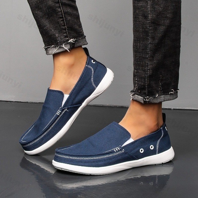 Men Shoes Loafers - Autumn Men Canvas Casual Shoes 2025