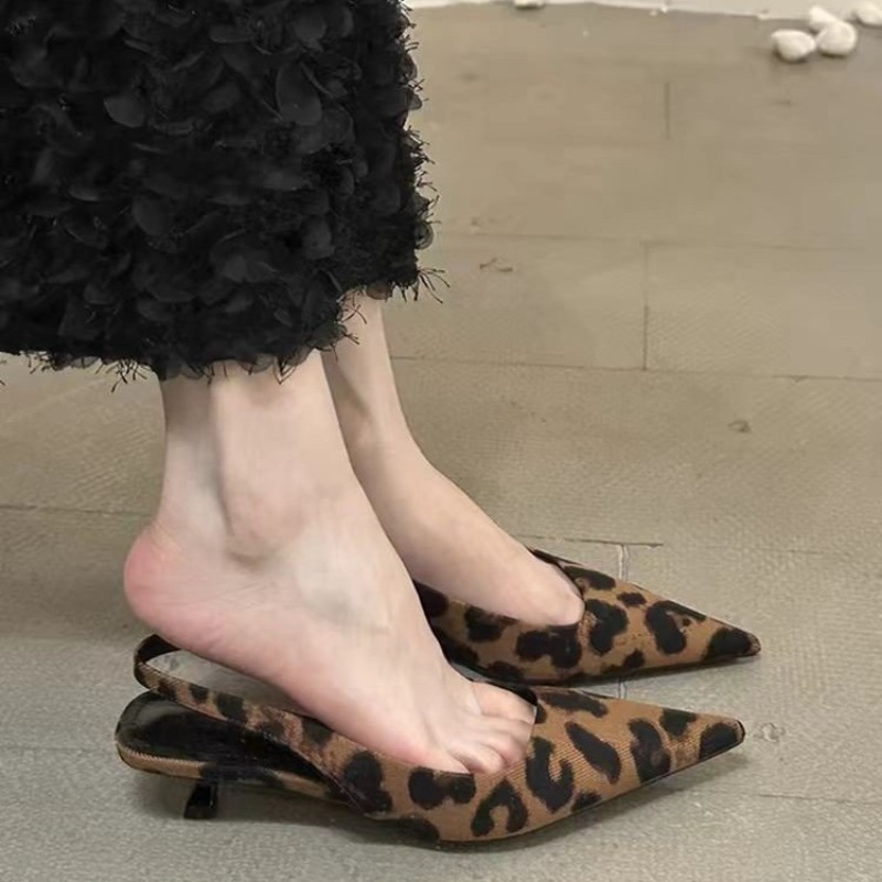 Dress Shoe Pointed - Spring Summer Slip on Women Sandals