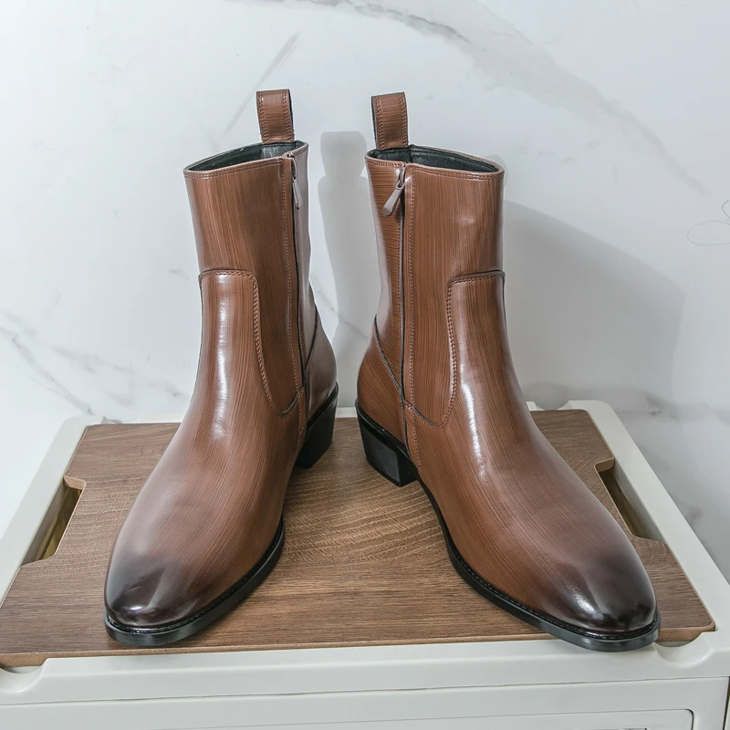 Classic Comfy Ankle Boots Bota - огляд і ціна Men Shoes Trends