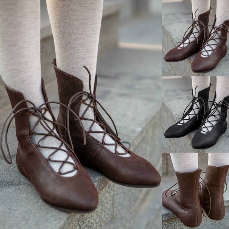 Medieval Steampunk Cross Lace  - огляд і ціна Men Shoes Europe To Us