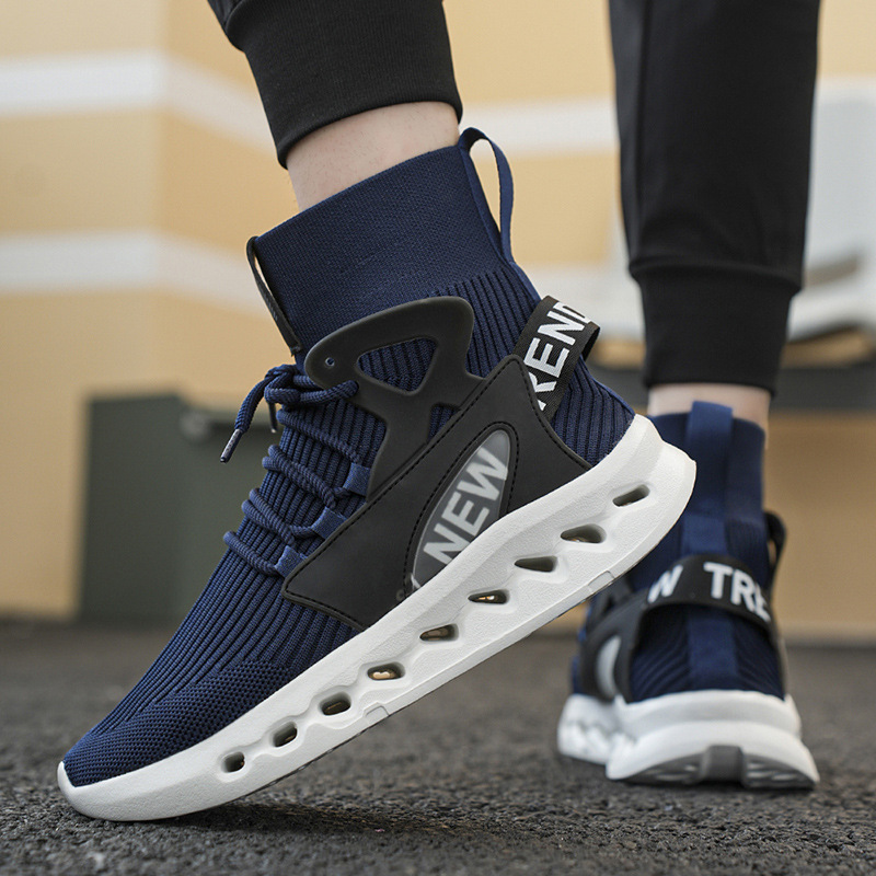 Trendy Men High Top Sock Shoes - огляд і ціна Men Shoes Trends