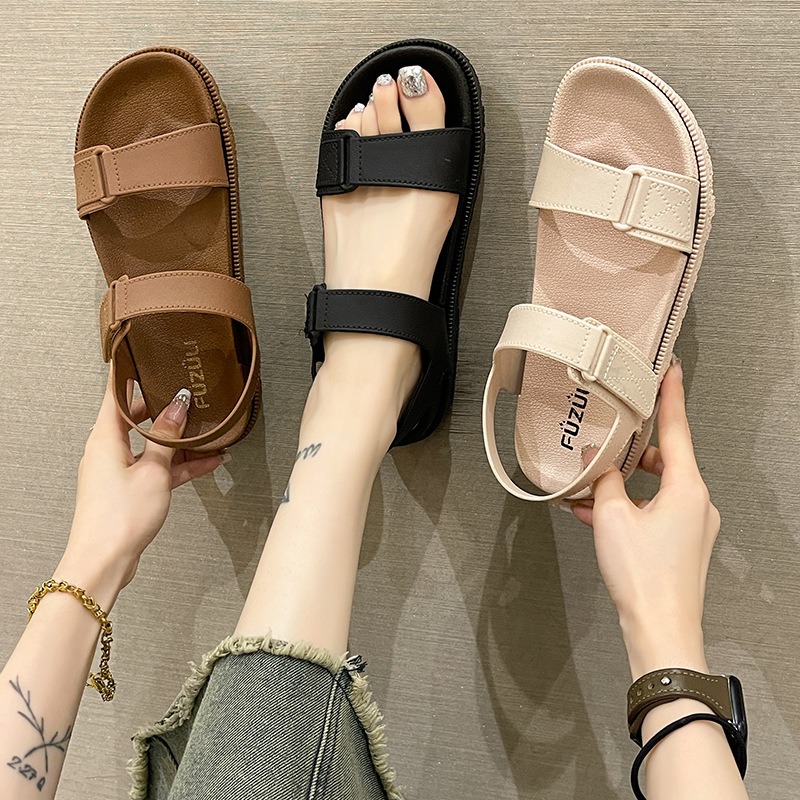Summer Women's Sandals - Korea - огляд і ціна Velcro Strap Sandal