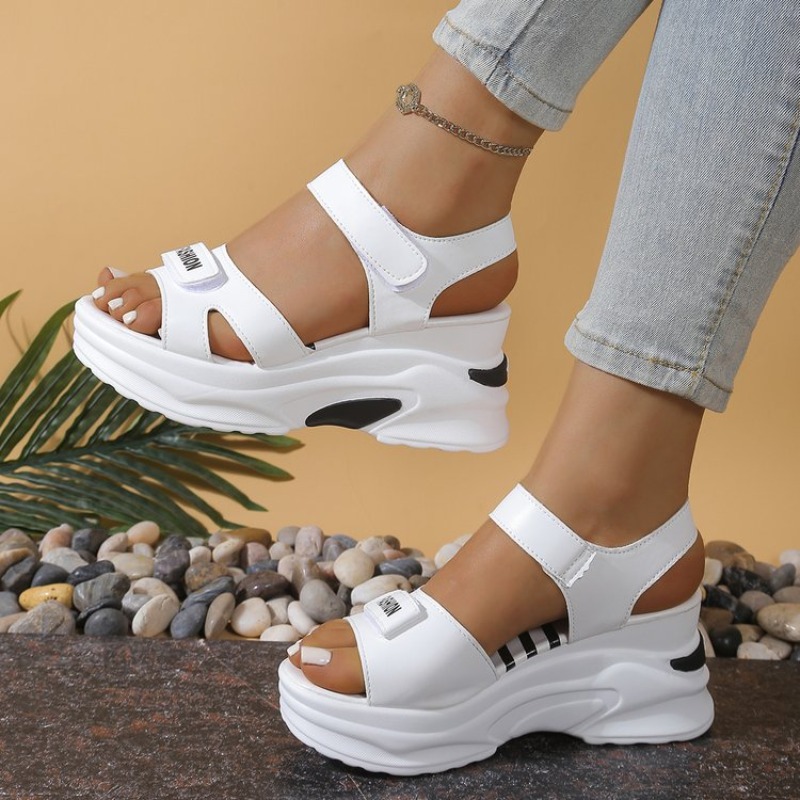 New Women Platform Wedge Sanda - огляд і ціна Velcro Strap Sandal
