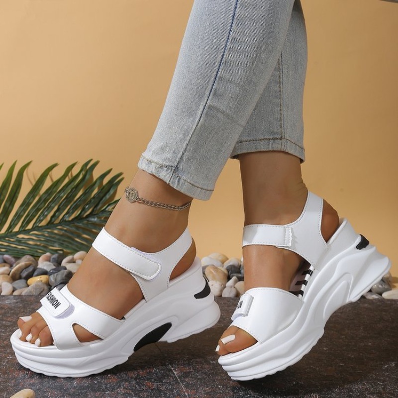 New Women Platform Wedge Sanda - огляд і ціна Velcro Strap Sandal