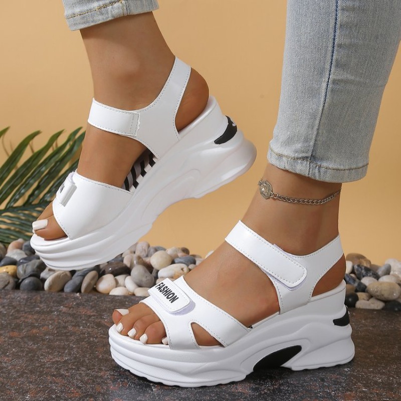 New Women Platform Wedge Sanda - огляд і ціна Velcro Strap Sandal