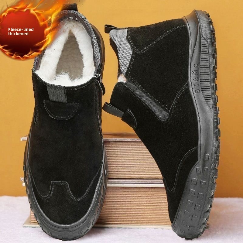 Winter Men's Shoes Plush Warm  - огляд і ціна Men Shoes Loafers