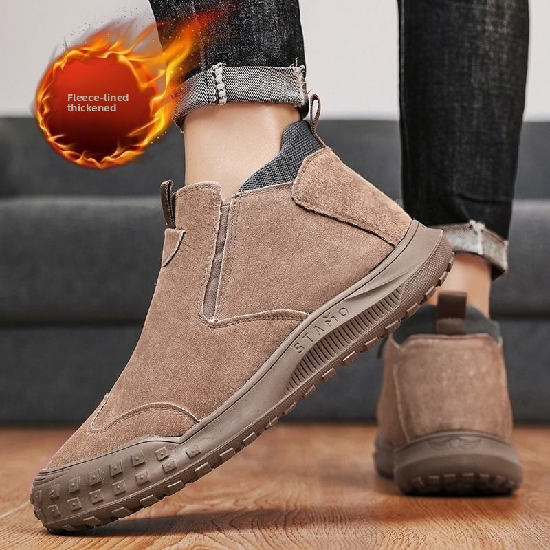Winter Men's Shoes Plush Warm  - огляд і ціна Men Shoes Loafers