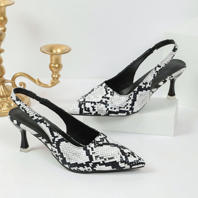 Slingback Snake Skin Pumps Sti - огляд і ціна Dress Shoe Pointed