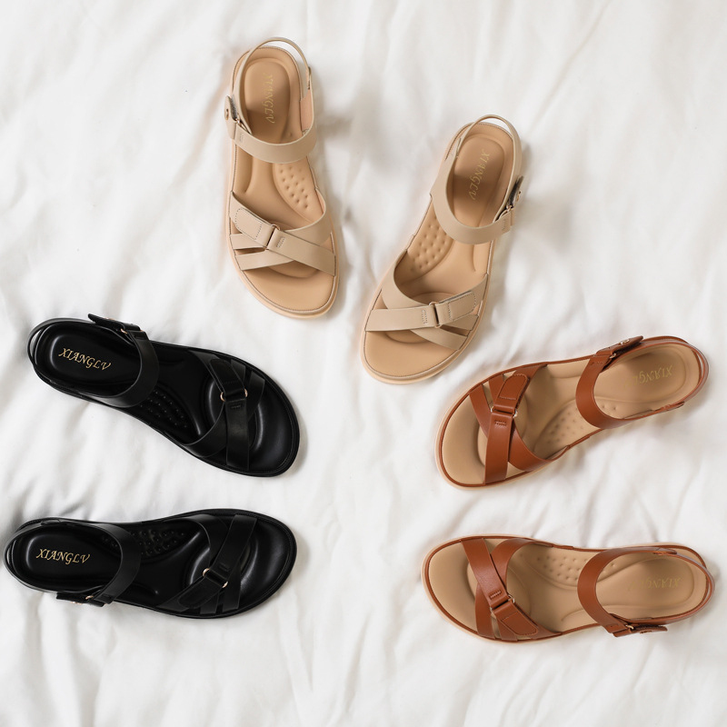 Flat-soled fashionable outdoor - огляд і ціна Velcro Strap Sandal