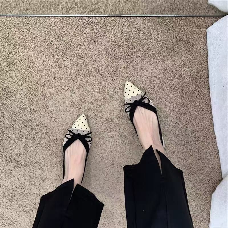 2026 Summer New Polka Dot Sing - огляд і ціна Dress Shoe Pointed