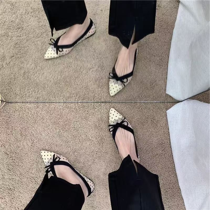 2026 Summer New Polka Dot Sing - огляд і ціна Dress Shoe Pointed