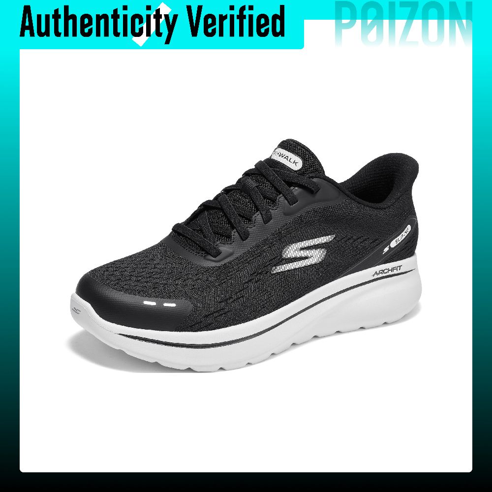 Skechers MEN'S GO WALK Low top - огляд і ціна Men'S Shoes Black And White