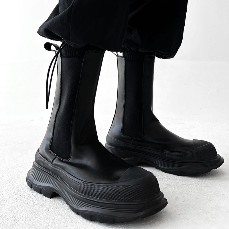 mens fashion punk stage high c - огляд і ціна Men'S Shoes Black And White