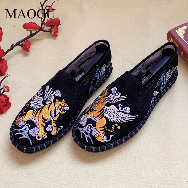 Unisex Chinese Style Embroider - огляд і ціна Men Shoes Loafers