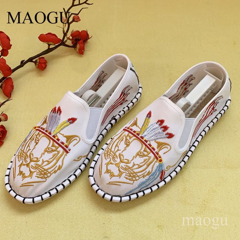 Unisex Chinese Style Embroider - огляд і ціна Men Shoes Loafers