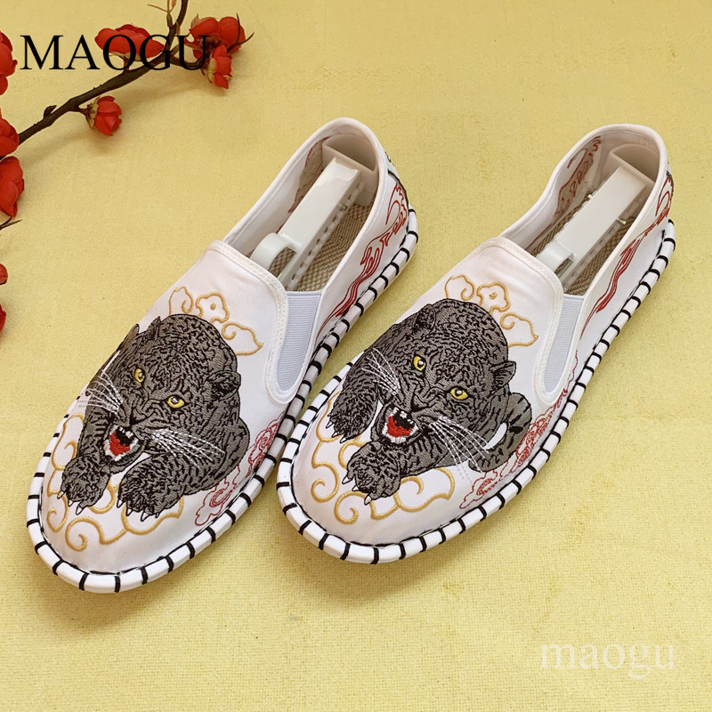 Unisex Chinese Style Embroider - огляд і ціна Men Shoes Loafers