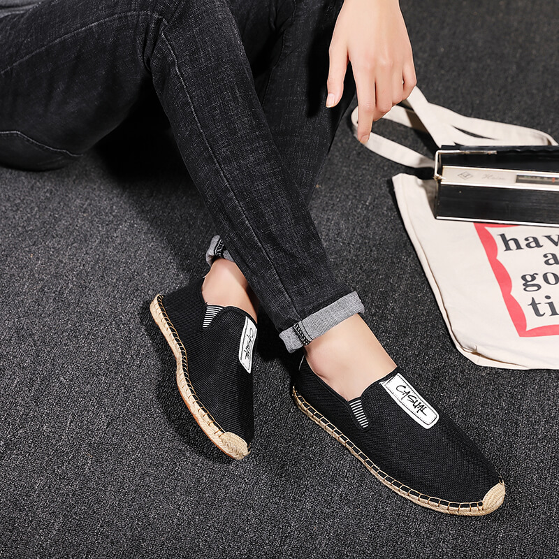 Linen Male Casual Shoes Loafer - огляд і ціна Men Shoes Loafers